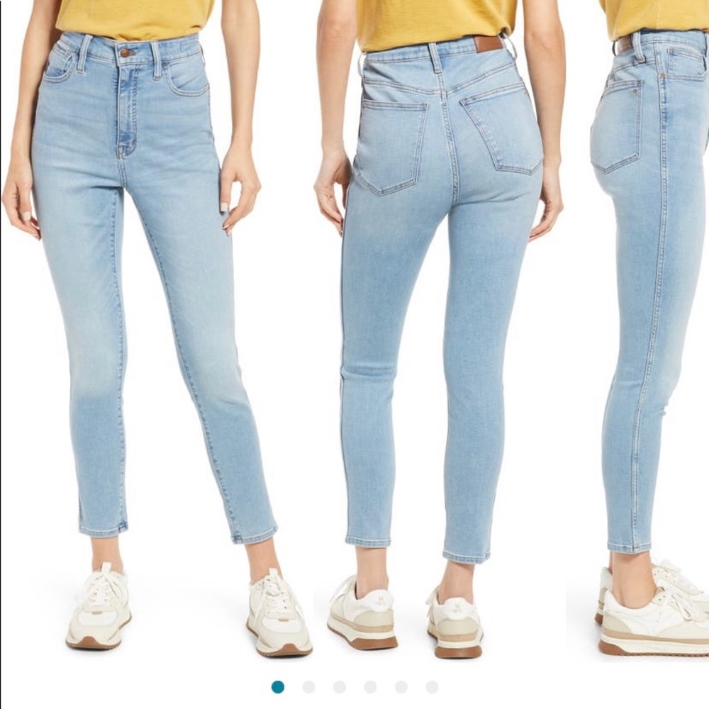 Madewell curvy roadtripper authentic high waist skinny jeans